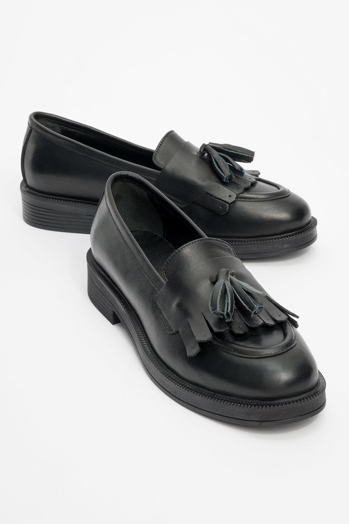 Milly Leder Quaste Loafer