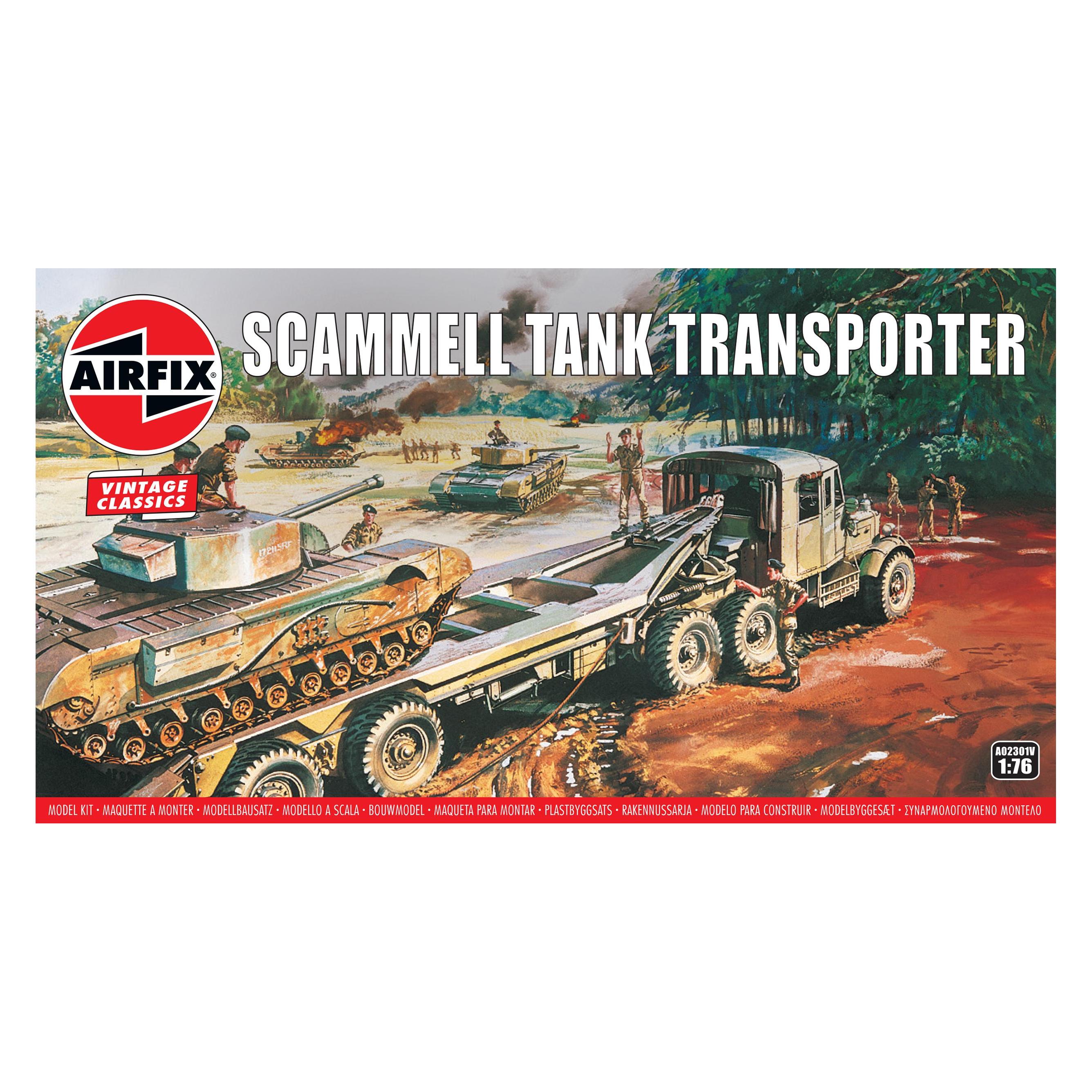 Airfix Bausatz Lastwagen Scammel Panzer Transporter 1:76 (21.A02301V)