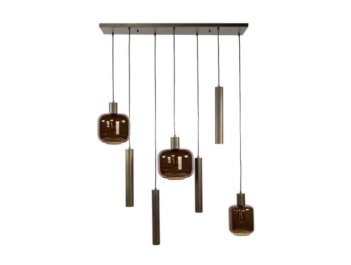 Clemento Bronza Pendelleuchte Sienna braun
