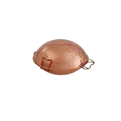 Cataplana - Kupfer, für die Zubereitung von Fisch, Fleisch und Meeresfrüchten, 21cm