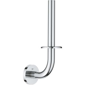 GROHE Toilettenpapier-Ersatzrollenhalter Essentials, 40385001, zum Bohren, für 1 Rolle, aus Metall, verchromt