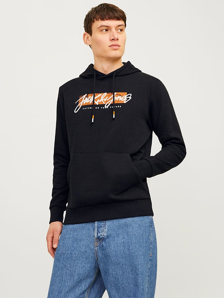 Jack & Jones Hoodie "Whitley" in Schwarz - XL