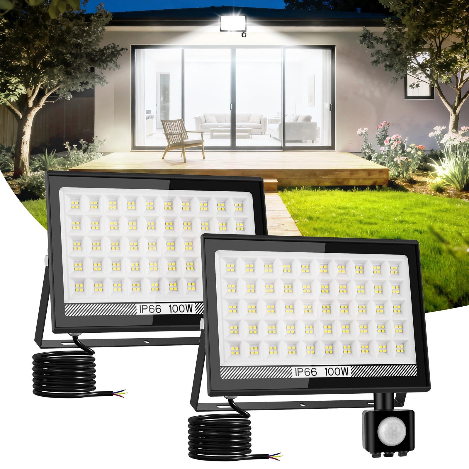 Dripio LED-floodlights voor de tuin, set van 2