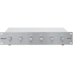 Omnitronic ELA 6SZonen LSRegler si, Lautsprecher Bauteile, Silber