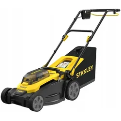 Stanley, Rasenmäher, 18V Akku-Rasenmäher V20, 37cm, bürstenloser Motor, 2x 4,0 Ah Akku und 2x Ladegerät (Akkubetrieb)