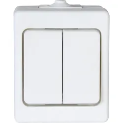Kopp 563502007 STANDARD - Serienschalter, Farbe: arktisweiß