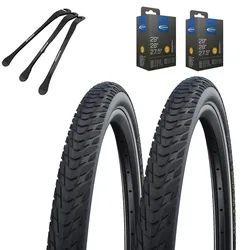 2 x Schwalbe Reifen Marathon E-Plus Schwarz Reflex 28 x 1,50 (40-622)“ + DV und Reifenheber