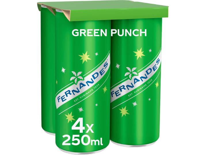 Fernandes Green Punch Frisdrank - 4 x 250 ml