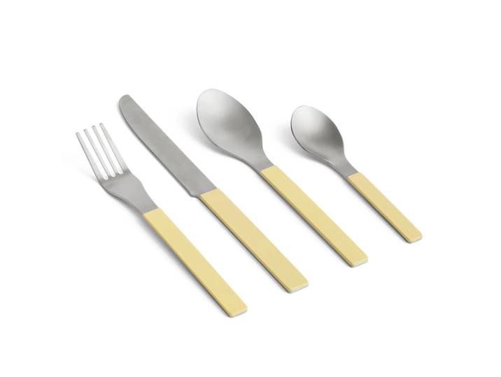 HAY Couverts MVS 4 pièces Yellow