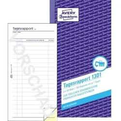 Avery Zweckform Bautagesbericht 1301 105x200 gelb 2x50Blatt