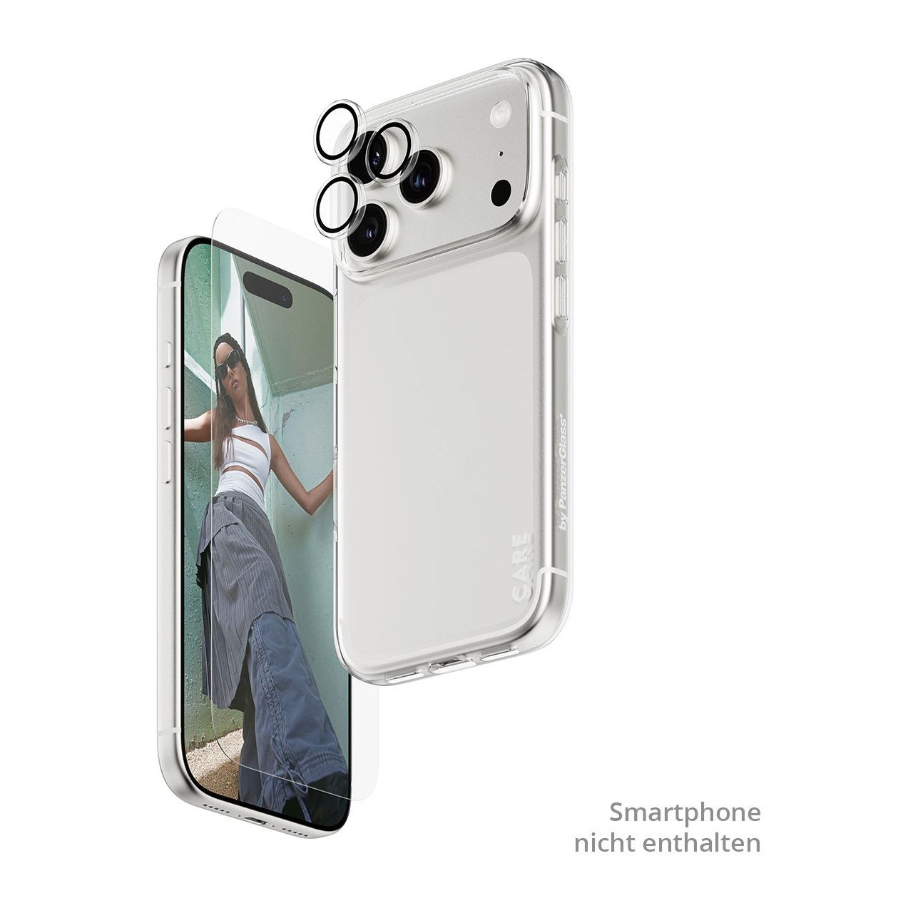 PanzerGlass SAFE. CARE BY 3-IN-1 FASHIONABL COMBO IPHONE 17 PRO