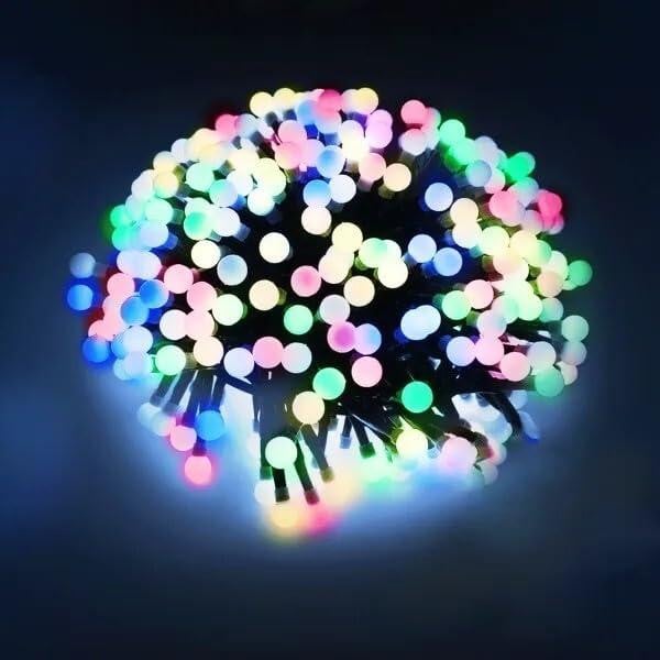 Dripio LED-lichtslinger RGBY, 5 meter, werkt op batterijen, voor decoratie