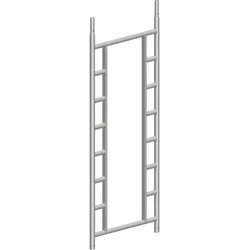 Layher Alu Durchgangs-Standleiter 75/8