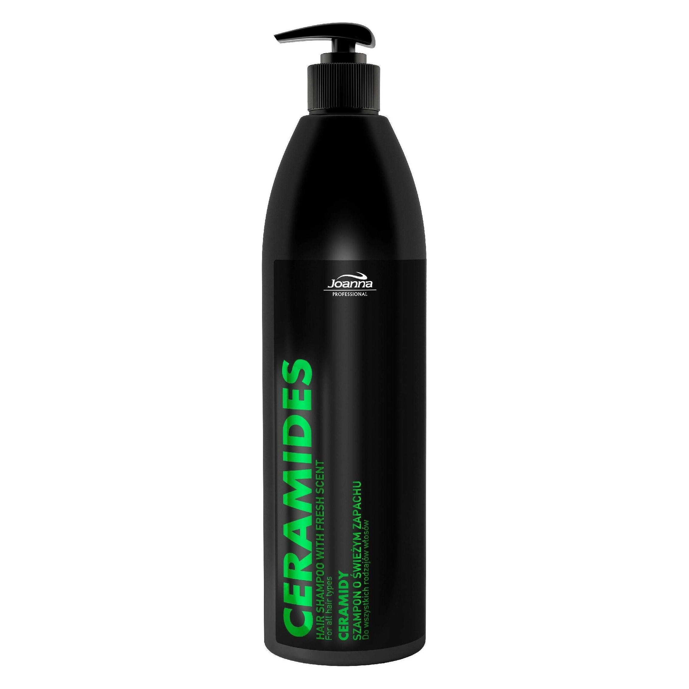 Joanna Professionelles Ceramid Shampoo Haarkur mit Ananasduft und Ceramiden 1000ml (Flüssiges Shampoo, 1000 ml) (529646)