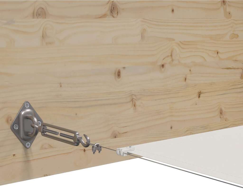 vidaXL Auvent vertical Blanc 140x600 cm Tissu oxford