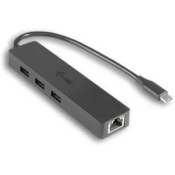 i-tec USB-C Slim 3-Port HUB mit Gigabit Ethernet Adapter