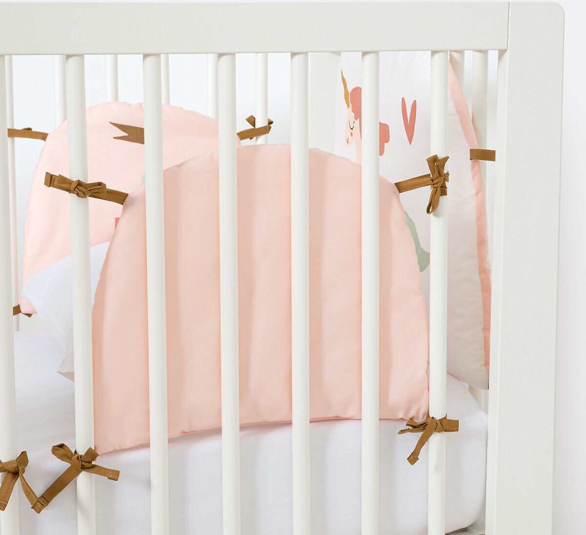 LA REDOUTE INTERIEURS Tour de lit modulable percale, Château Licorne