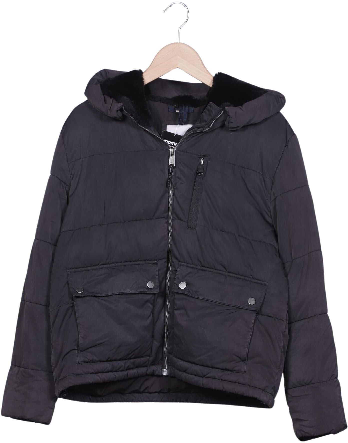 Tommy Jeans Herren Jacke, Grau, Gr. M, Synthetik - Second Hand