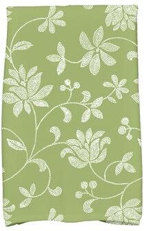 E by Design 18 x 30-inch Traditional Floral Floral Print Hand Towel