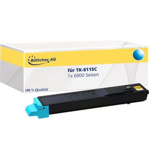kompatibel für Kyocera TK-8115C, 6000 Seiten, cyan