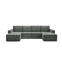 Wohnlandschaft  Orto ¦ grau ¦ Maße (cm): B: 320 H: 93