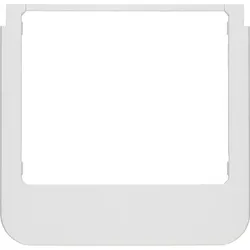 Berker Rahmen abgerundet aluminium 13196084