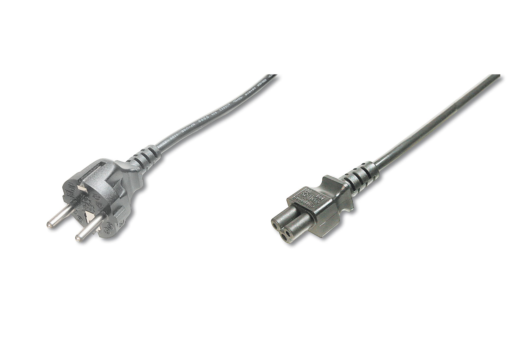 DIGITUS Netzanschlusskabel, CEE 7/7 (Typ-F) - C5 St/Bu, 1.2m AK-440115-012-S