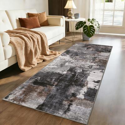 Garvee Washable Modern Artful Abstract Area Rug