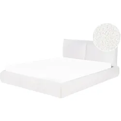 BETT mit Lattenrost 160/200 cm Weiß Vinay