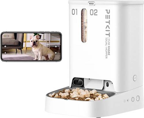 Petkit YumShare Dual-Hopper Futterautomat mit Kamera 1St.