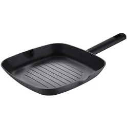 Masterpro By Lionel Rigolet - 28 cm Induktionsgrillpfanne aus geschmiedetem Aluminium