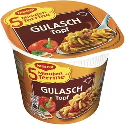 Maggi 5 Minuten Terrine »Nudeln in Paprikasauce mit Rindfleisch, ungarische Art« 8x 57