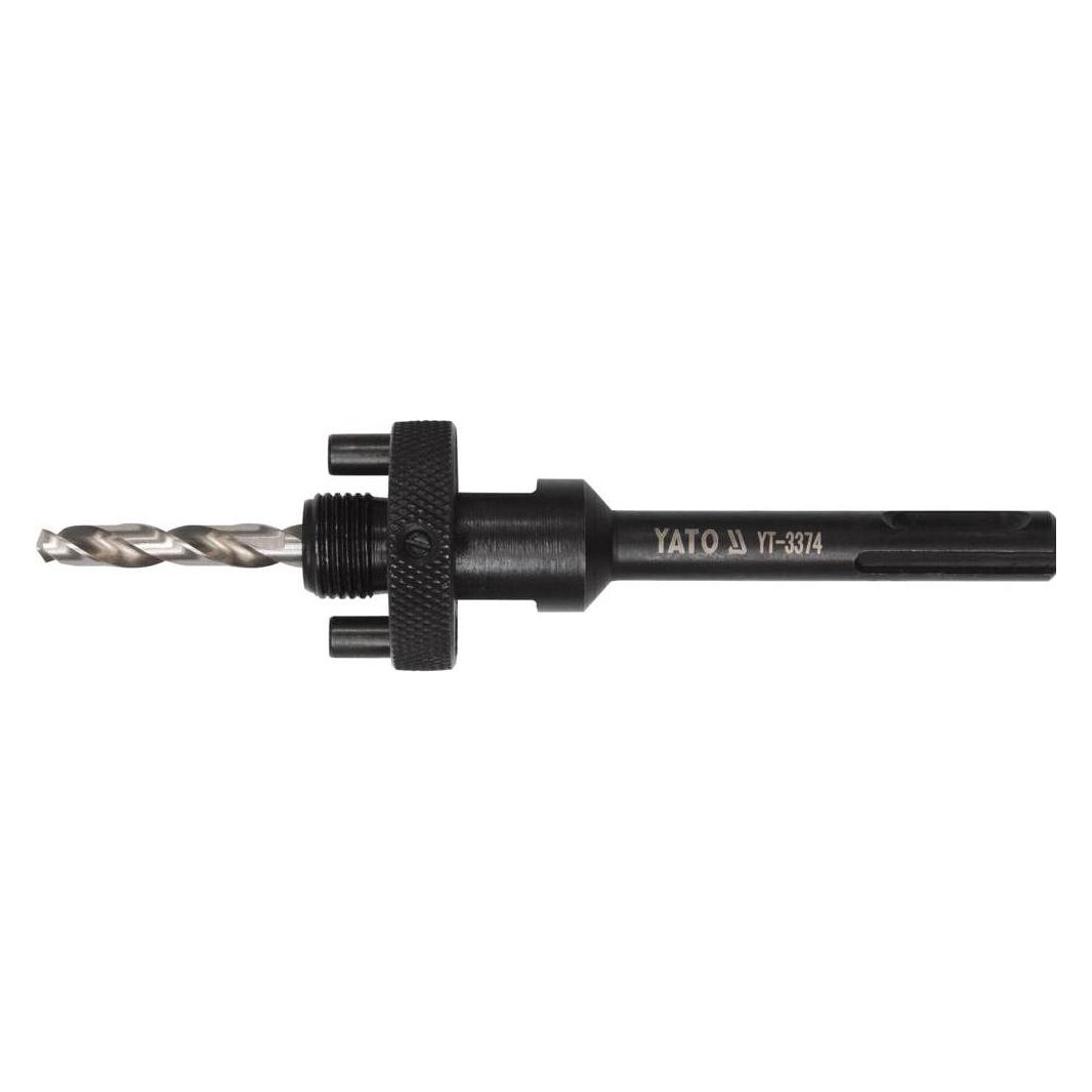 Yato Aufnahme für Lochsägen 32-200MM SDS PLUS Trockenbau Dosenbohrer Pilotbohrer SDS+ (YT-3374)