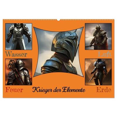 Krieger der Elemente (Wandkalender 2026 DIN A2 quer), CALVENDO Monatskalender
