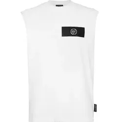 PLEIN SPORT Rundhals-T-Shirt, Größe 4XL in Weiß 01