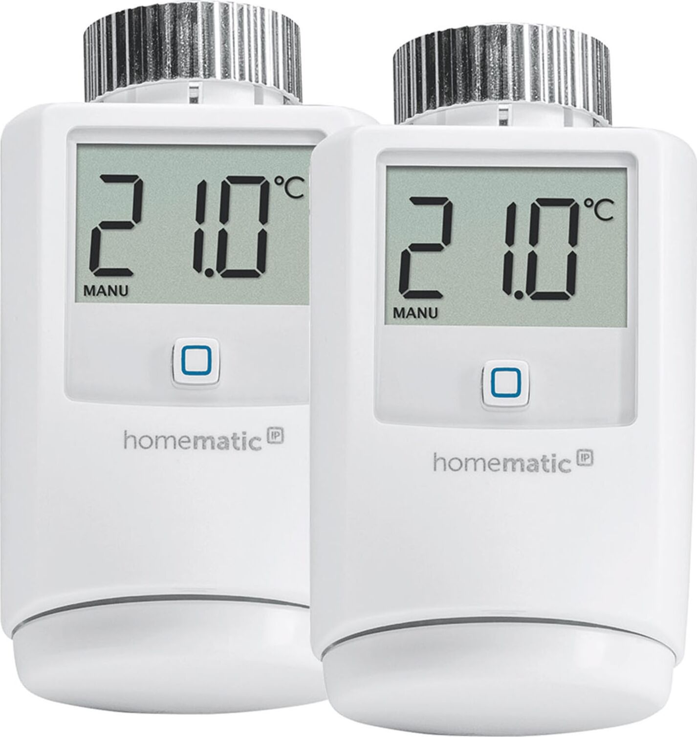HOMEMATIC IP Heizkörperthermostat "Heizkörperthermostat 2er Set", weiß, 2, Heizkörperthermostate, Heizkörperthermostat