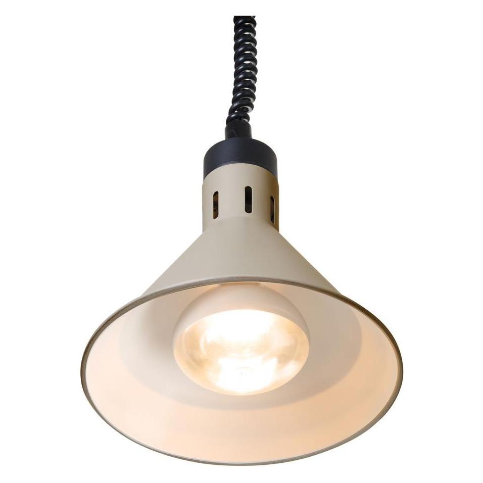Hendi Höhenverstellbare Wärmelampe, konisch,, Beige, 230V/250W, ⌀275x(H)250mm (57974780)