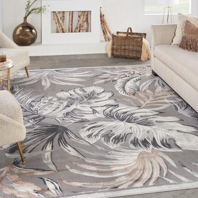 Nourison Pompeii Tropical Bordered Area Rug
