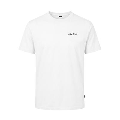 T-Shirt KLEINIGKEIT "Kleinigkeit Bois Straightcut Shört dorfkind", Herren, Gr. S, weiß, 100% Baumwolle, unifarben, normal, Rundhals, Shirts T-Shirt
