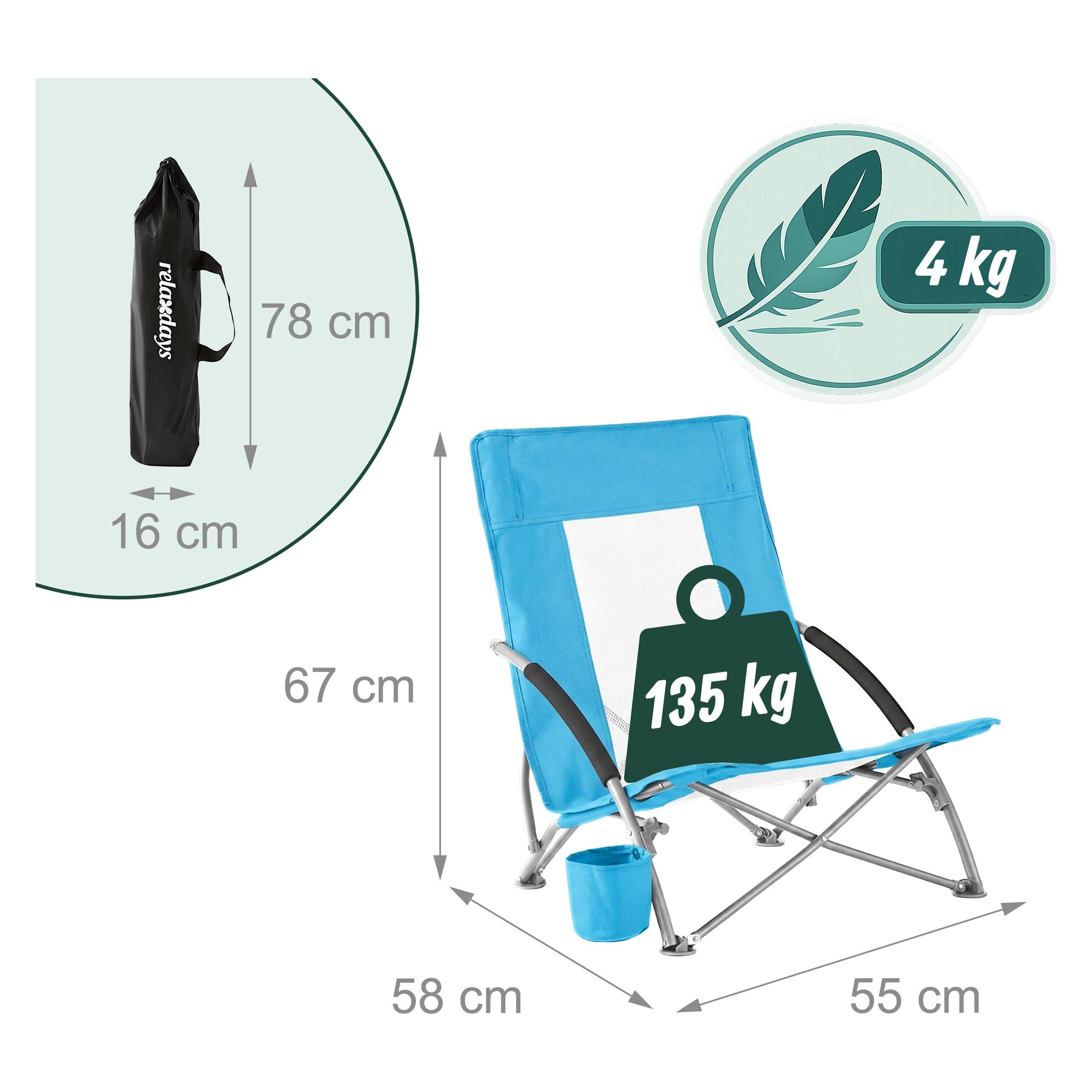 Relaxdays Strandstuhl (4052025832193)