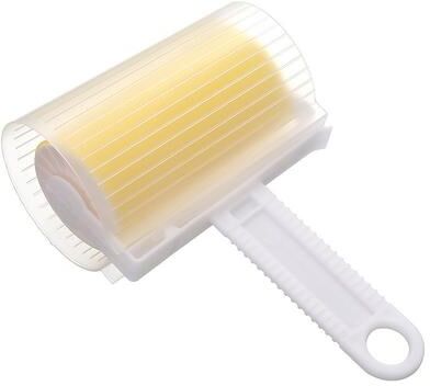Trendy Discount Goods Washable Lint Remover Reusable Lint Roller For Clothes Pet Hair Home Sticky Cleaning yellow