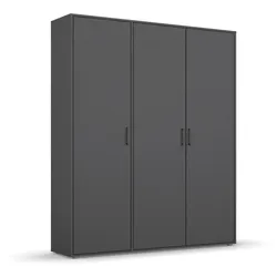 rauch BLUE Kleiderschrank Voyager 140 x 194 cm Dekor Grau-Metallic