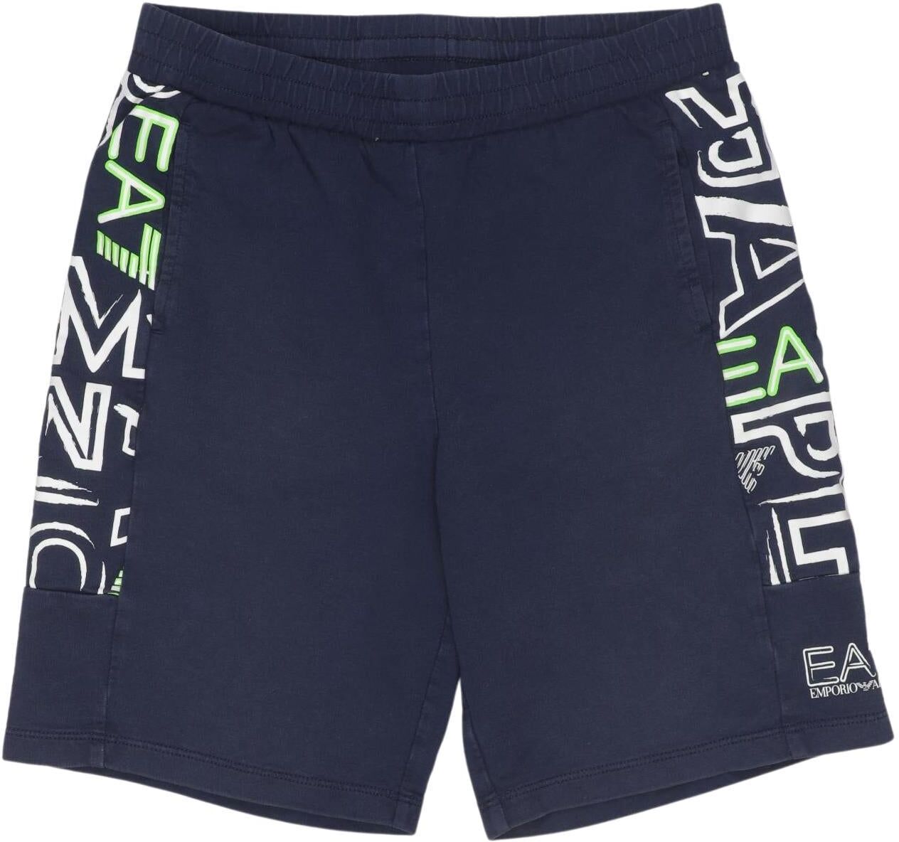 Giorgio Armani EA7 Emporio Armani Jungen Shorts, Neon, Gr. EU 146 (US 12), Baumwolle - Second Hand