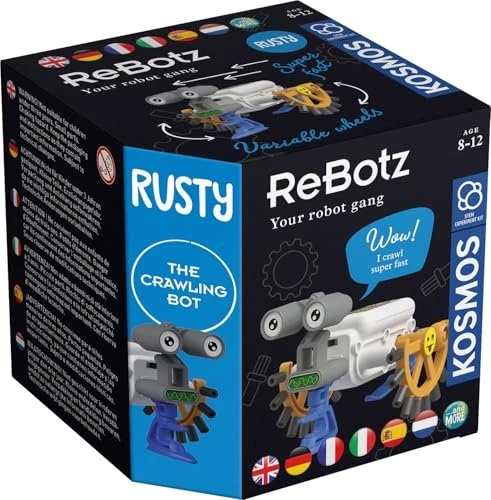 Kriechender Mini-Roboter Rusty Rebotz, 3 Stk