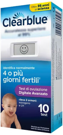 PROCTER & GAMBLE SRL Clearblue Test di Ovulazione Digitale Avanzato, 20 Test