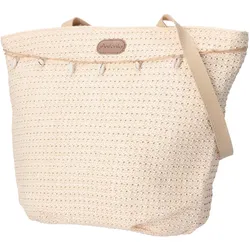 Antonio Damen Bast Tasche L - beige
