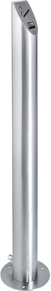 Edelstahl-Standascher, Volumen 3,8 l, abschließbar eurokraft pro