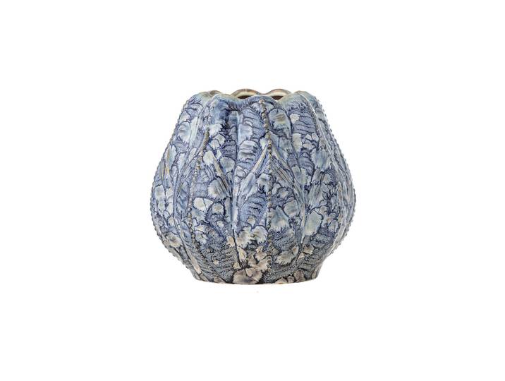 Vase D21,5 cm en grès bleu Hetty