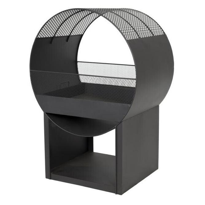 Buschbeck Design Feuerschale Porthole H 80 cm Stahl (56 cm) (4033886111191)