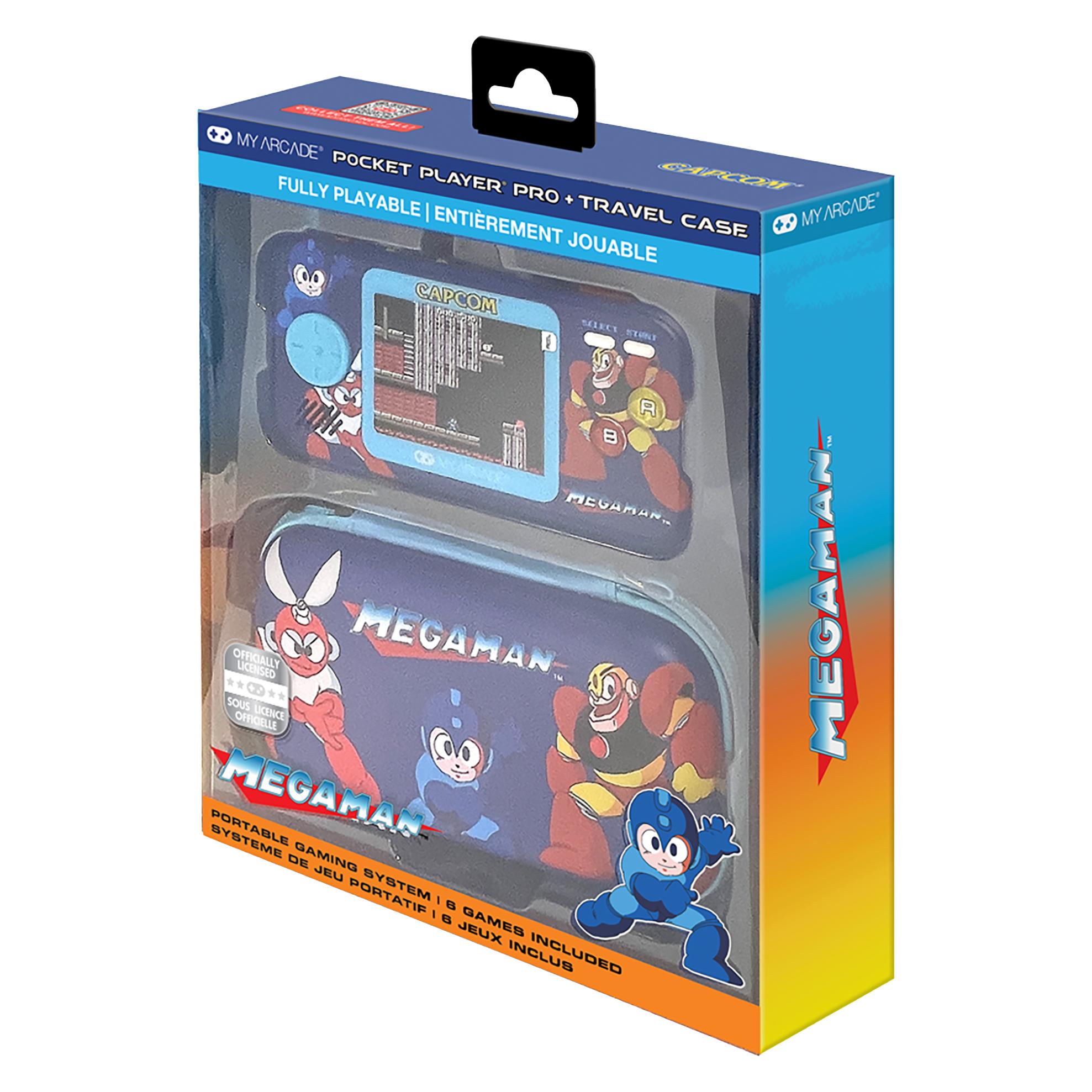 MyArcade Pocket Player Pro + Travel Case Mega Man (DGUNL-7149)